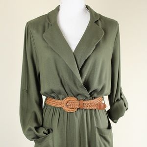 Venus Belted Midi Shirt Dress Hotsell ...